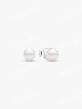 Treated Freshwater Cultured Pearl 4.5mm Stud Earrings